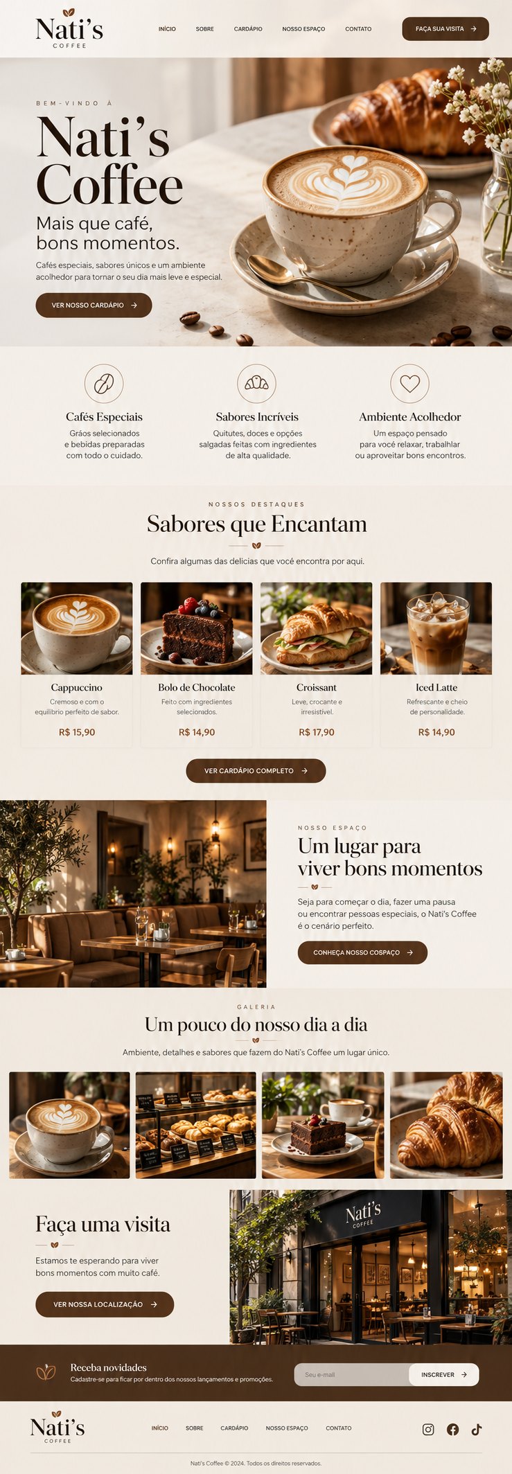 Site Nati's Coffee